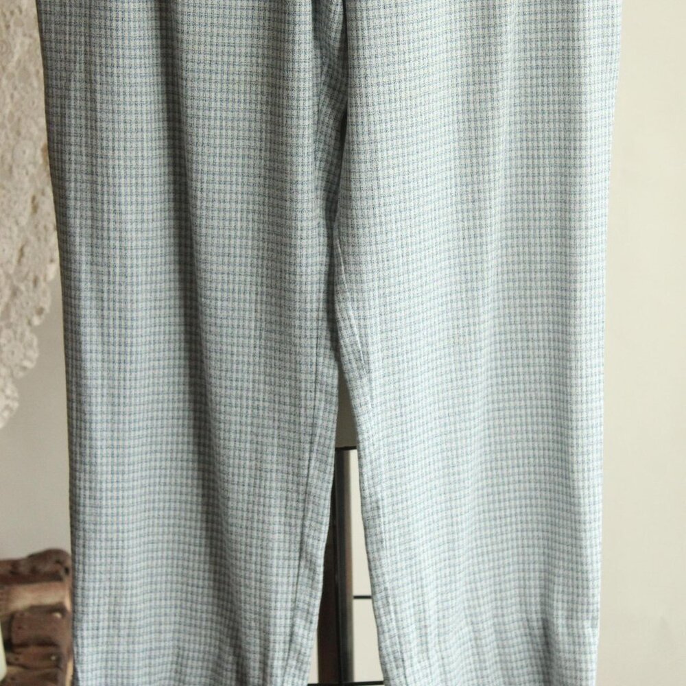 Vintage 1990s Pant Suit, Sag Harbor Petites Blue and White Two Piece, - Picture 9 of 16